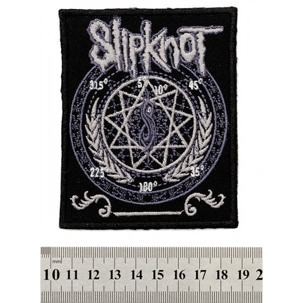 

Нашивка Slipknot (звезда) 85х105 мм., Черный