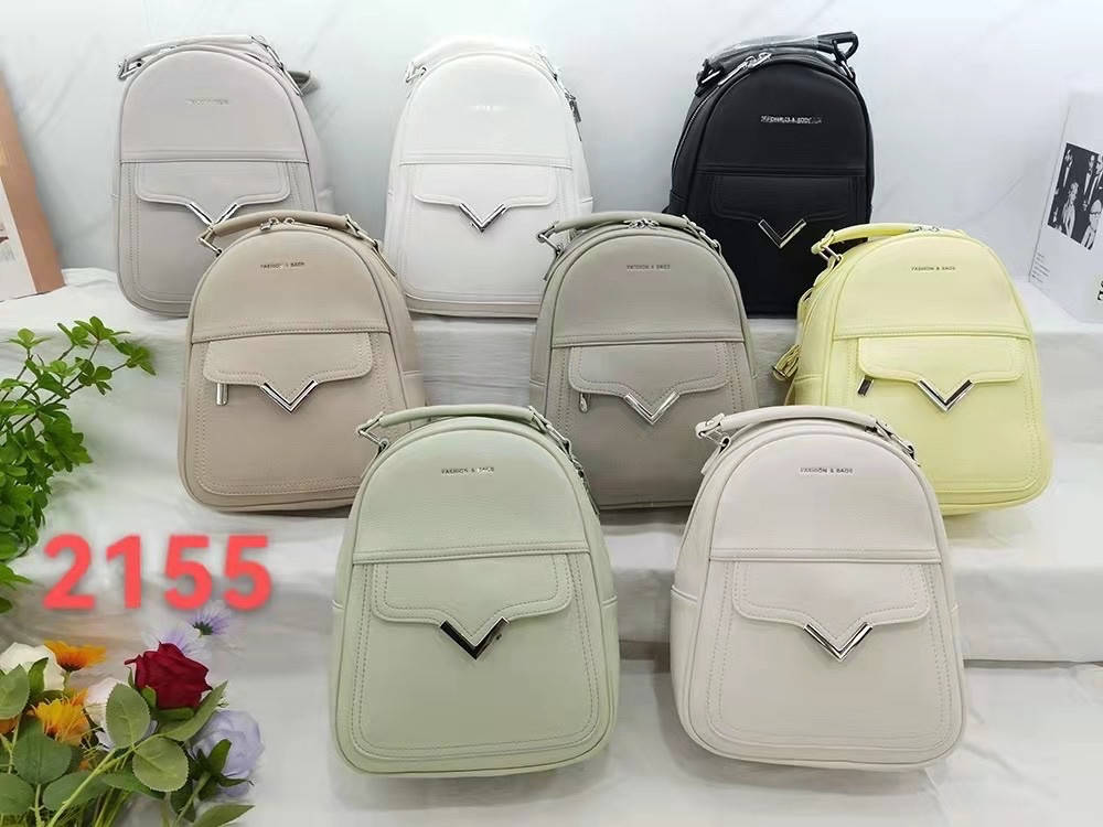 

Рюкзак женский городской на молнии с карманом искусственная кожа в разных цветах Zhenya, Разные цвета