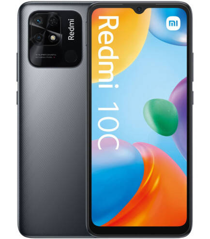 

Смартфон Xiaomi Redmi 10C 4/128 (NFC) Graphite Gray UA, Серый