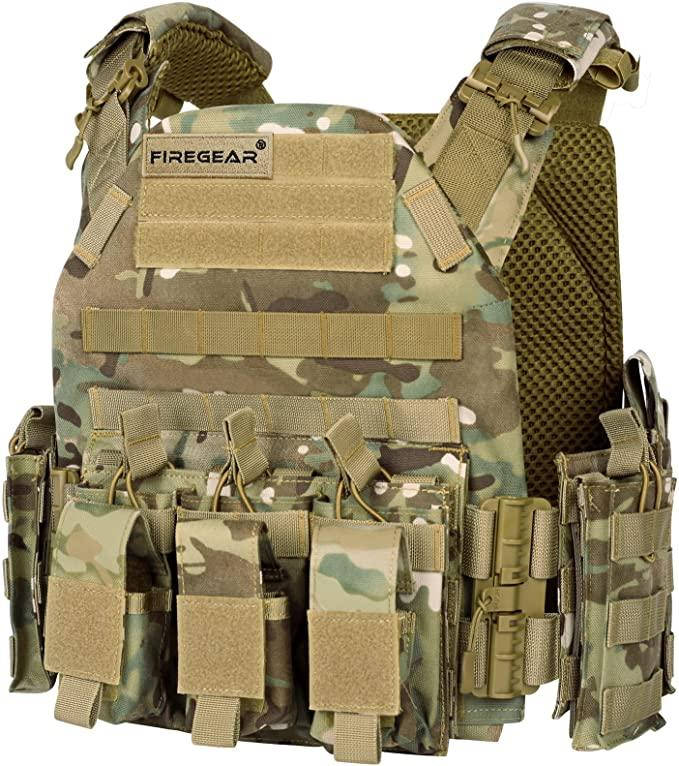 

Тактичний жилет FIREGEAR, ПЛИТОНОСКА, швидкознімний, регульований дихаючий військовий жилет, Разные цвета