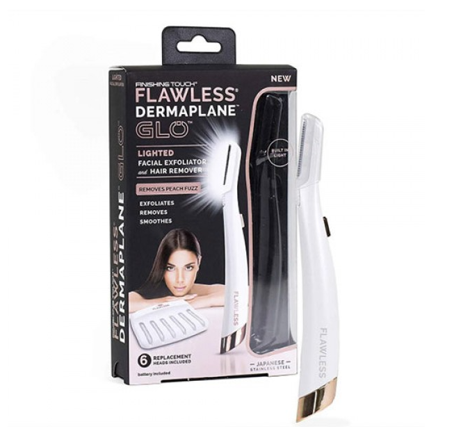 

Триммер женский для лица Flawless Dermaplane GLO М 062