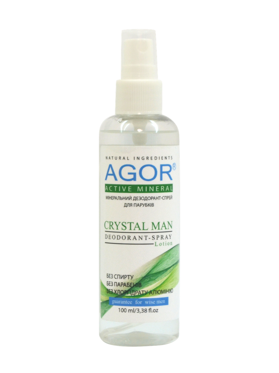 

Минеральный дезодорант "CRYSTAL MAN" спрей, Agor, 100 мл