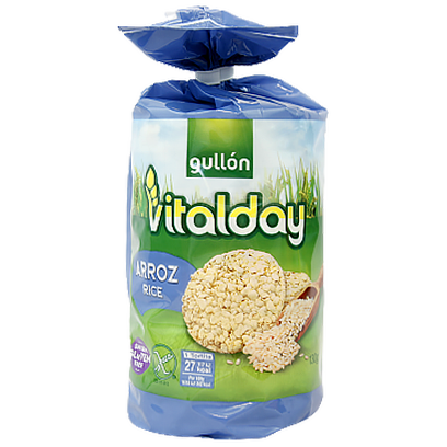 

Хлібці рисові Гуллон віталдей Gullon vitaldey 130g 12шт/ящ (Код : 00-00012176)