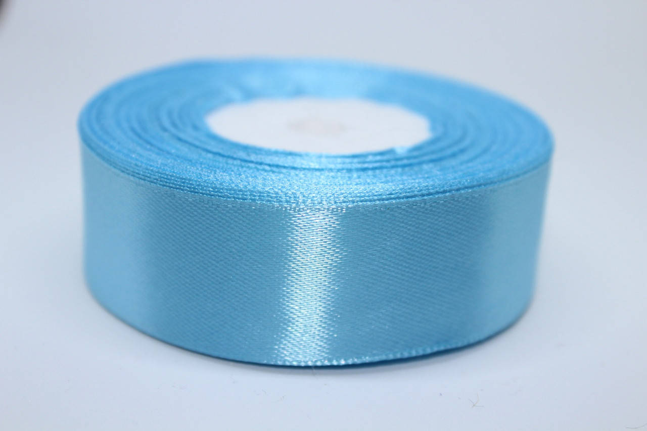 

Лента атласная 2,5 см, голубая №20