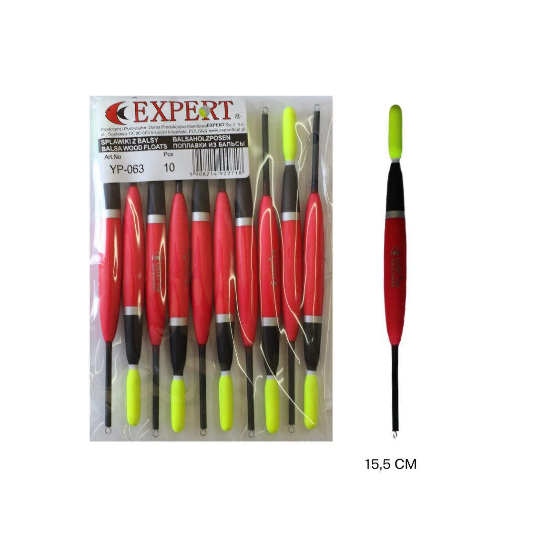 

Поплавок EXPERT Бальза YP-063 4г (10шт в уп)