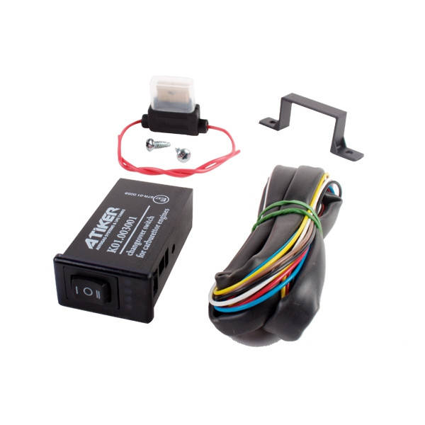 

Кнопка-переключатель газ бензин инжектор Atiker W с указателем уровня топлива