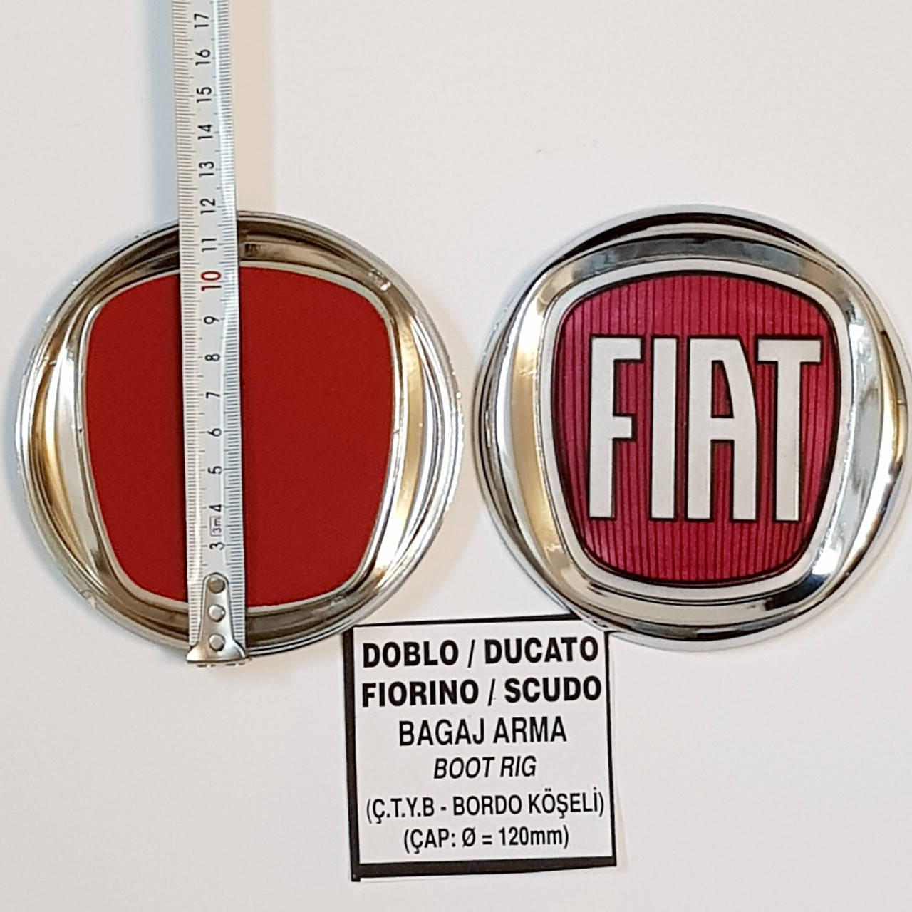 

Эмблема FIAT DOBLO/DUCATO/FIORINO/SCUDO диам. 120 мм.