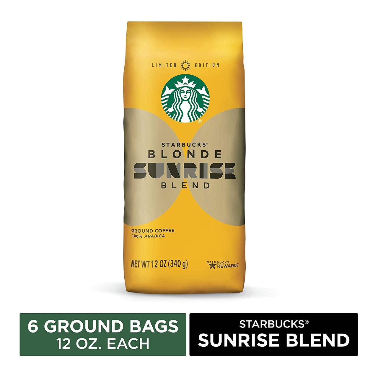 

Молотый кофе Starbucks Sunrise Blonde Roast Ground Coffee 340g