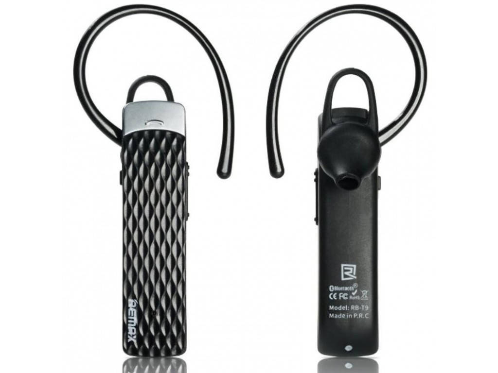 

Bluetooth моно-гарнитура Remax RB-T9 Черная, Черный