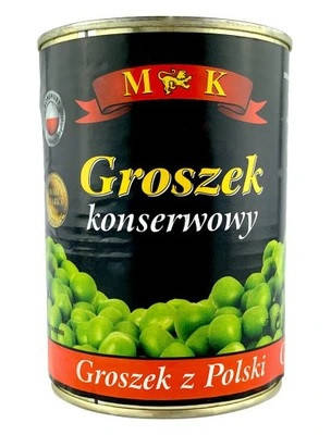 

Горошек зеленый консервированный M & K 400 г Польша