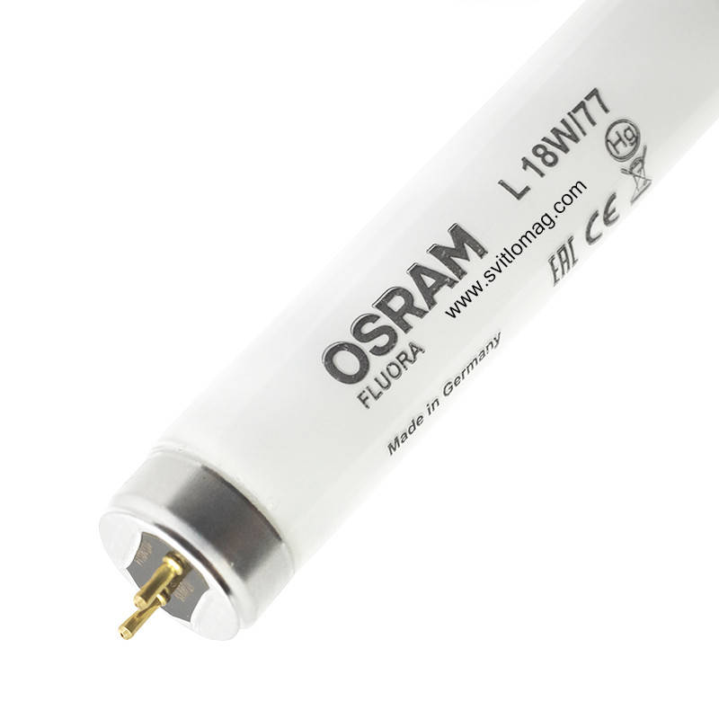

Лампа люминесцентная для растений и аквариумов L 18w/77 OSRAM FLUORA G13