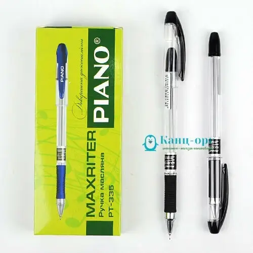

Ручка масляна "Piano" "Maxriter" чорна, PT-335