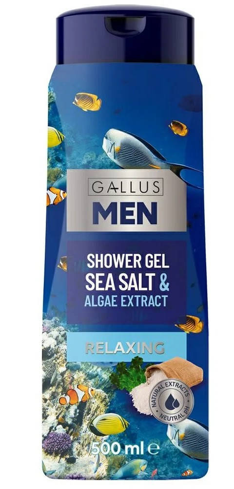 

Мужской гель для душа Gallus Men Sea Solt 500 мл