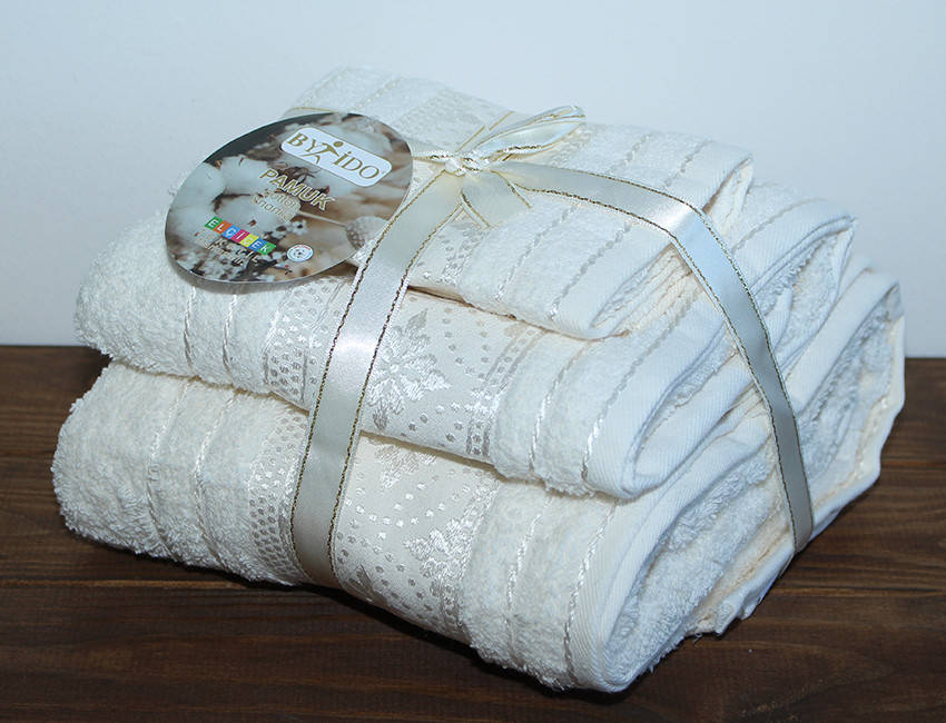 

Набор полотенец By_Ido №2 цвет: молочный