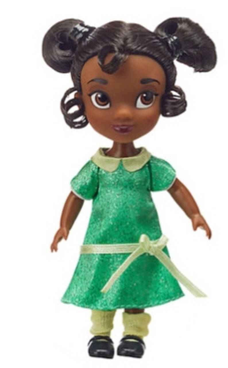 

Принцессы малышки из коллекционного набора Disney Animators´ Collection Mini Doll, поштучно отрезаны от набора Тиана