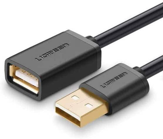 

Удлинитель USB 2.0 кабель 3м UGREEN Type A Шнур для передачи данных 480 МБИТ/с, Черный