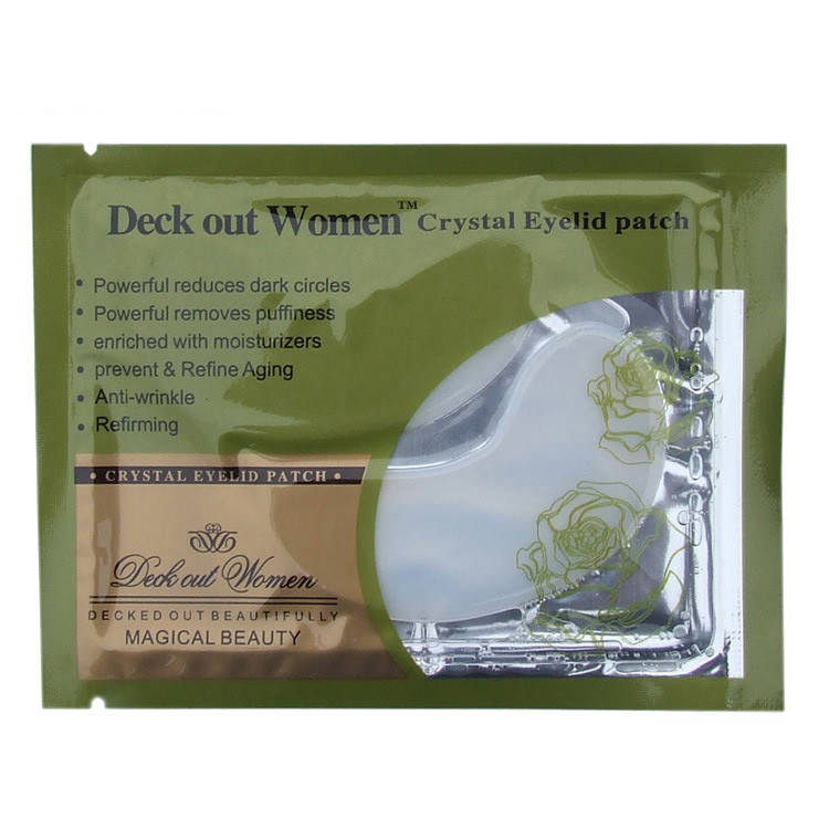 

УЦЕНКА! Гидрогелевые патчи под глаза c коллагеном белые Deckout Women Crystal Eyelid Patch, 6г/2шт