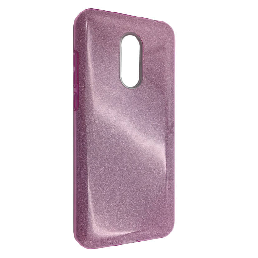 

Чехол-накладка DK Silicone Glitter Heaven Rain для Xiaomi Redmi 5 (pink light), Розовый