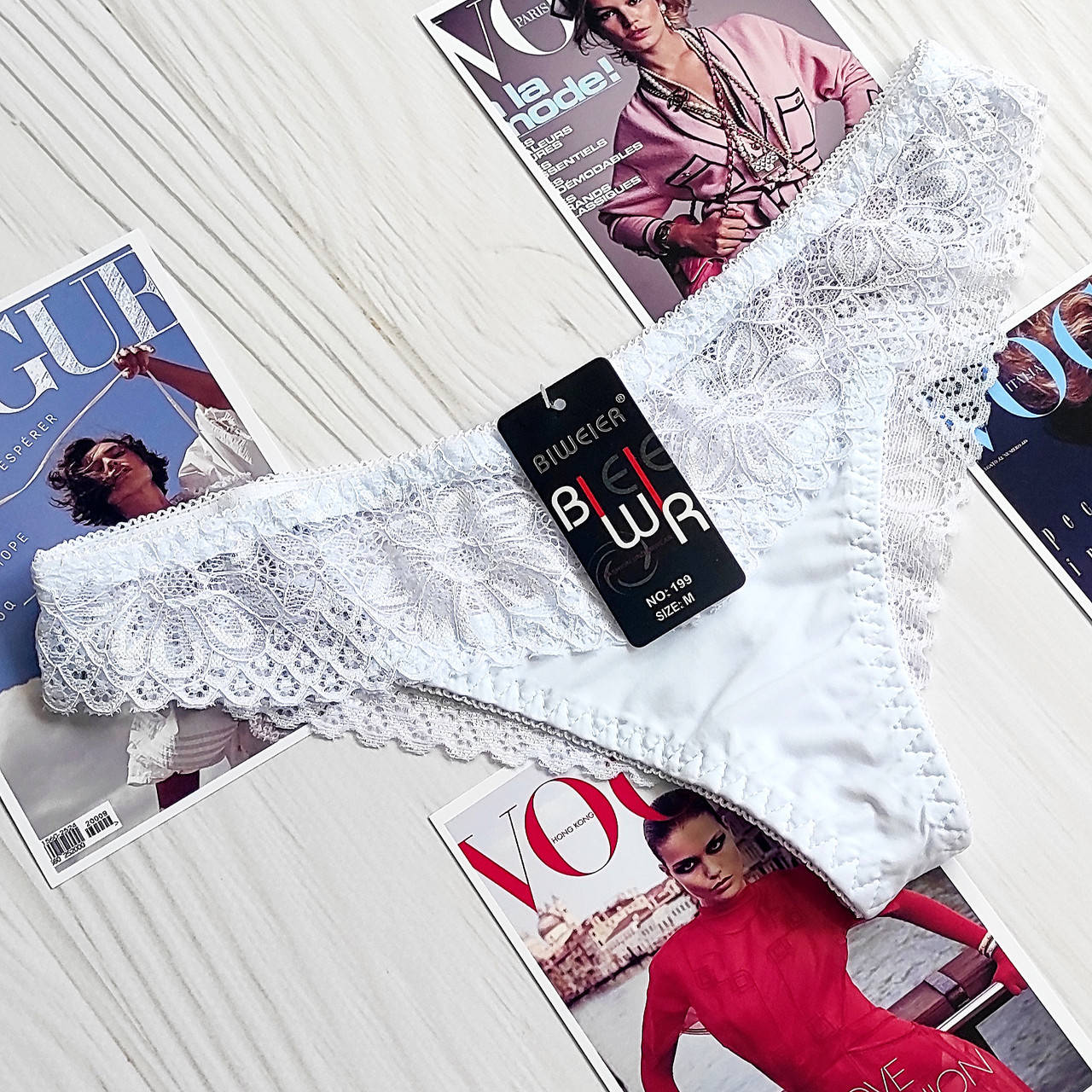 

Трусики бразильянки Biweier (Код 055-199), Белый