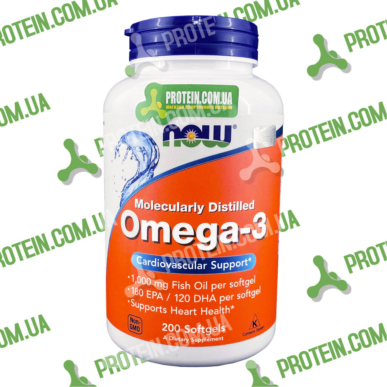 

Рыбий Жир USA ORIGINAL!!! NOW Omega-3 1000 мг 200 капс