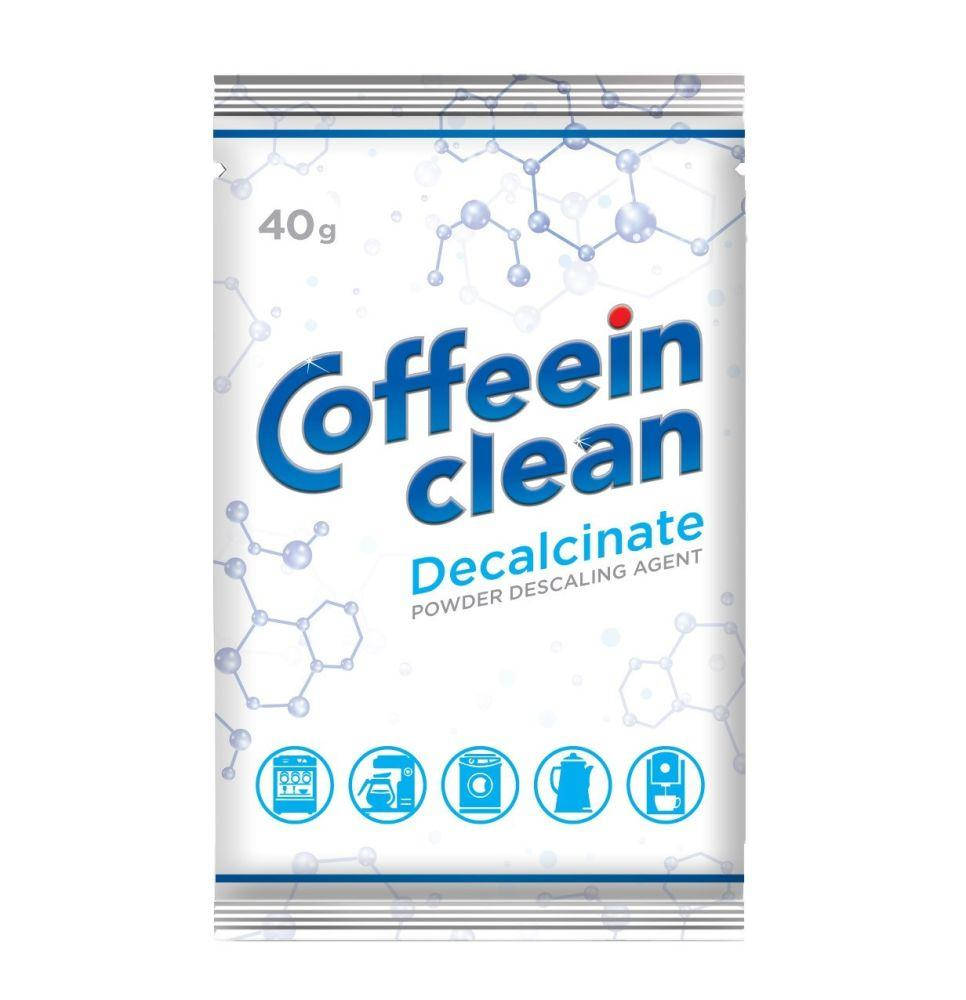 

Универсальное средство Coffeein clean Decalcinate для очистки от накипи 40г