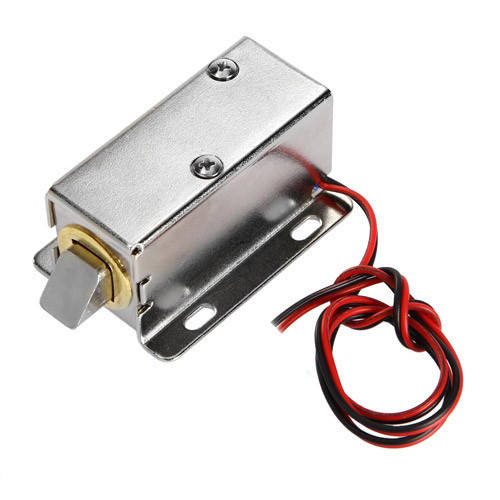 

Электромеханический соленоидный замок электрозамок защелка СРЕДНИЙ 12В