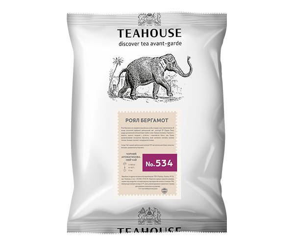 

Черный чай Teahouse №534 Роял Бергамот 250 г