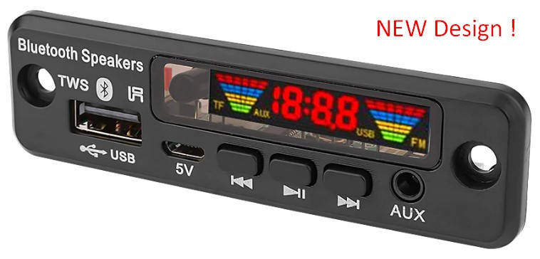 

Bluetooth декодер модуль USB FM TF радио для колонки автомобиля MP3 5в