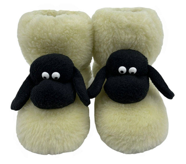 

Чуни з овчини Баранчик Шон взрослые