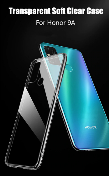 

Ультратонкий 0,3 мм чехол для Honor 9A прозрачный, Разные цвета