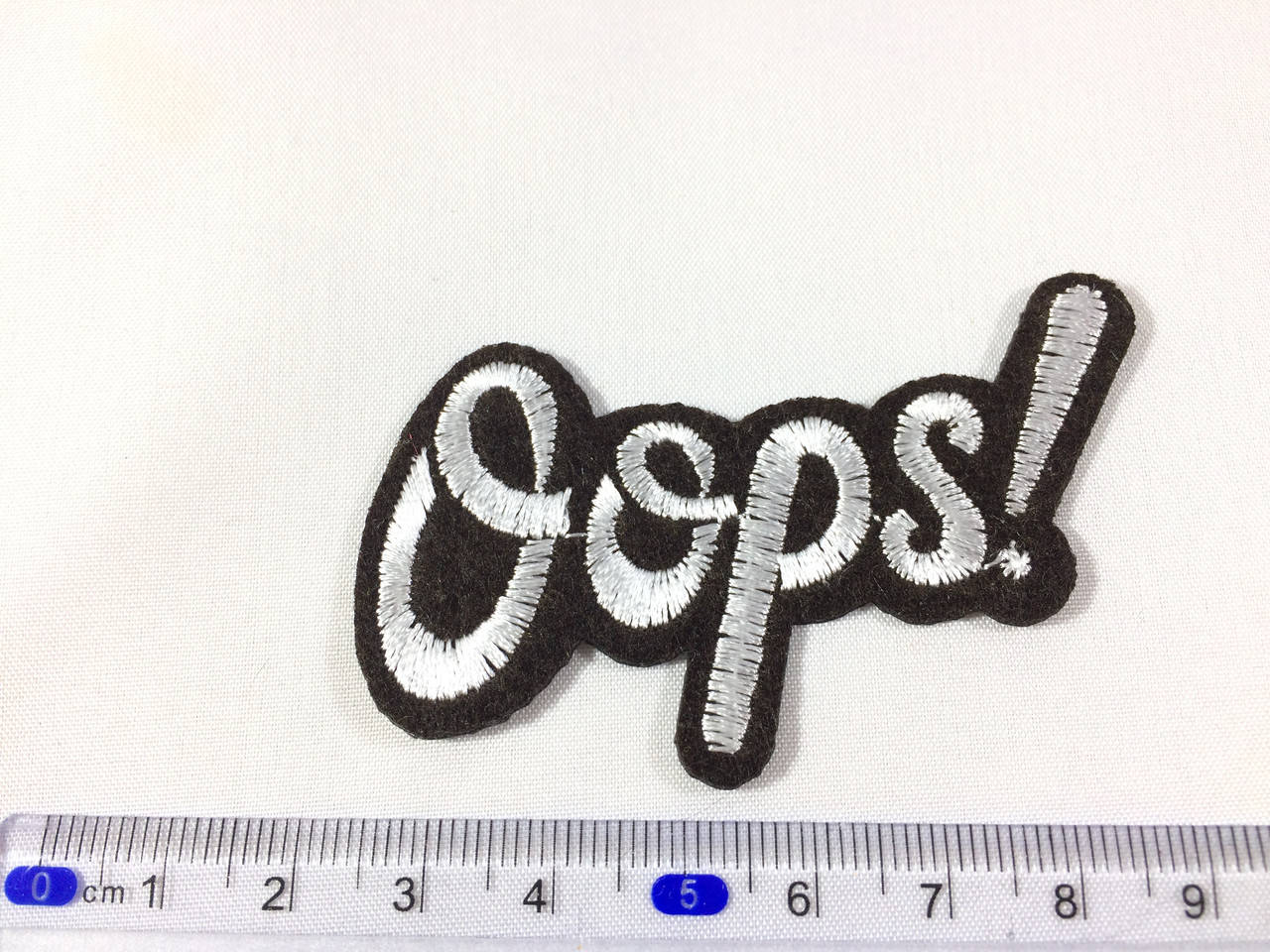 

Нашивка Oops ! упс ! 63х53 мм