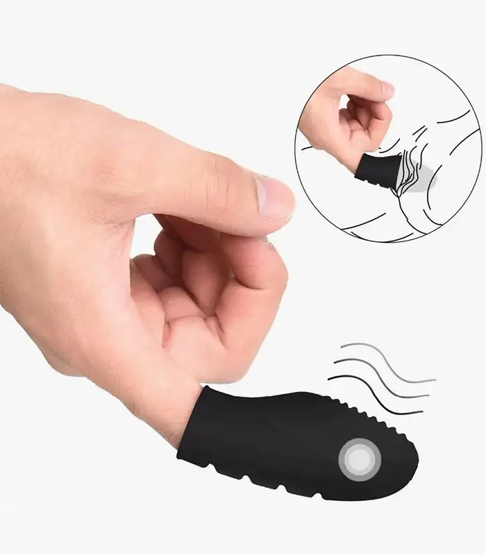 

Вибронасадка на палец с вибрацией