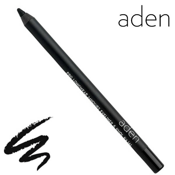 

Aden Суперстойкий "Чёрный" карандаш для глаз Eyeliner Pencil Pro Longwear