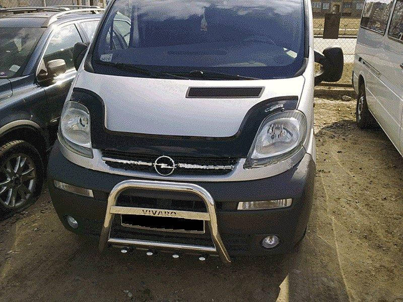 

Дефлектор капота, мухобойка Opel Vivaro 2001- VIP Tuning