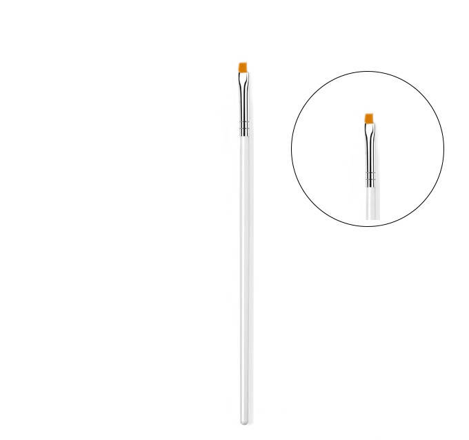 

Кисть для геля оранжевая 3 мм