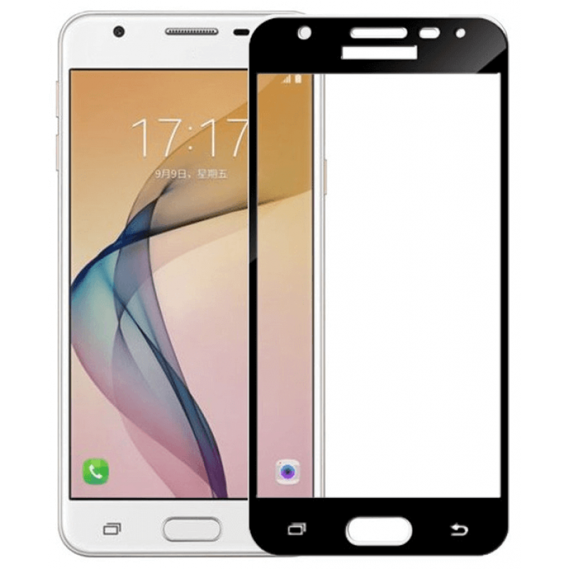 

Захисне скло для Samsung J5 Prime G570F чорне fiber