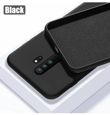

Чехол Silicone Case full для Xiaomi Redmi 9 black (сяоми ксиоми редми 9), Черный
