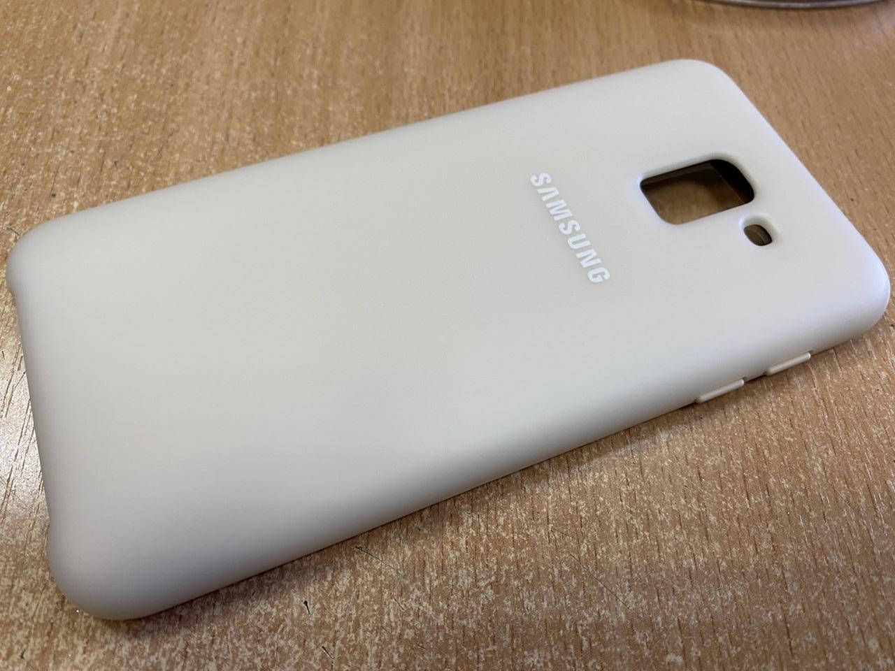 

Оригинальный чехол для Samsung J600F J6 2018 бампер,накладка Korea, Черный