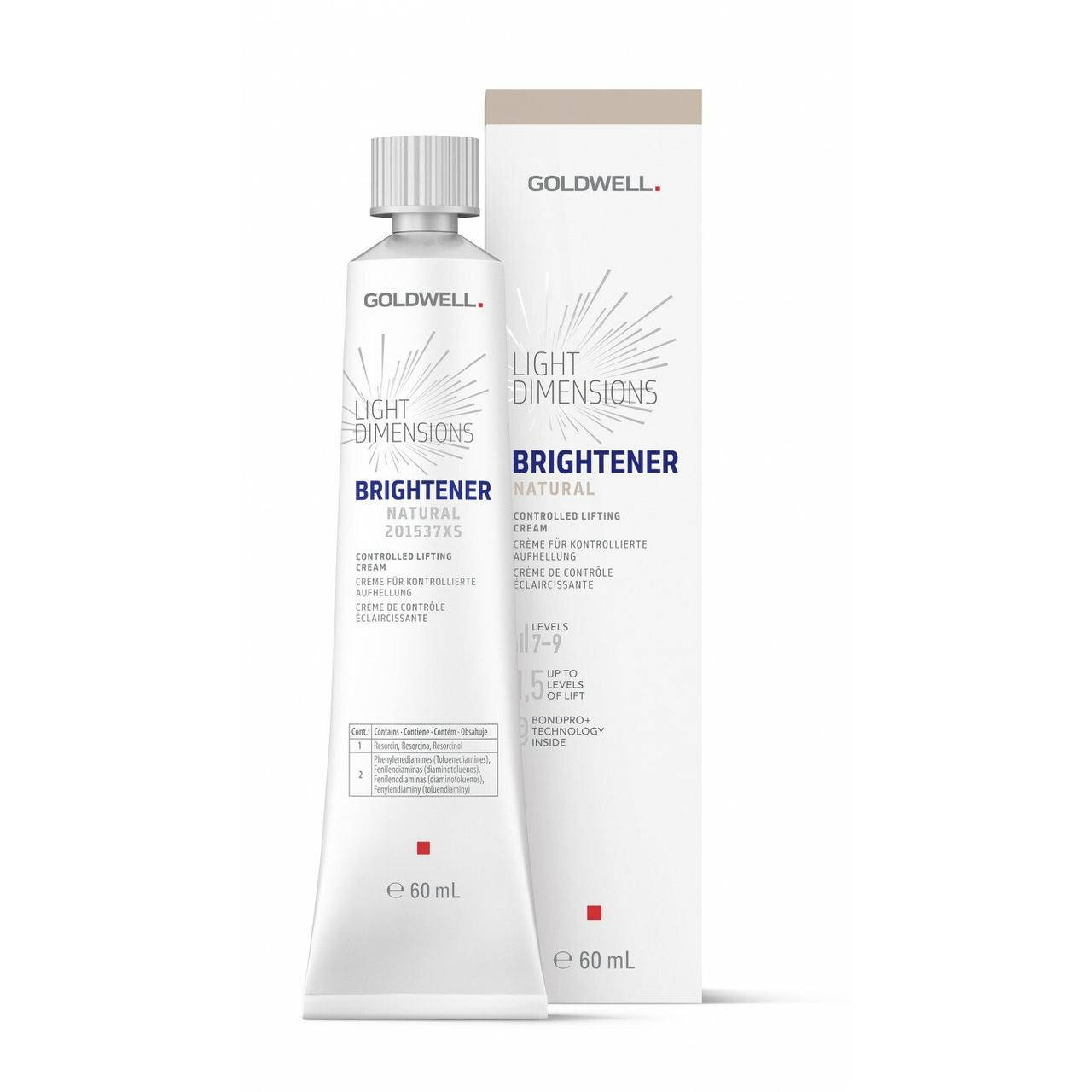 

Осветляющая крем-краска экспресс осветление Goldwell Light Dimensions Brightener Cream 60 мл NATURAL