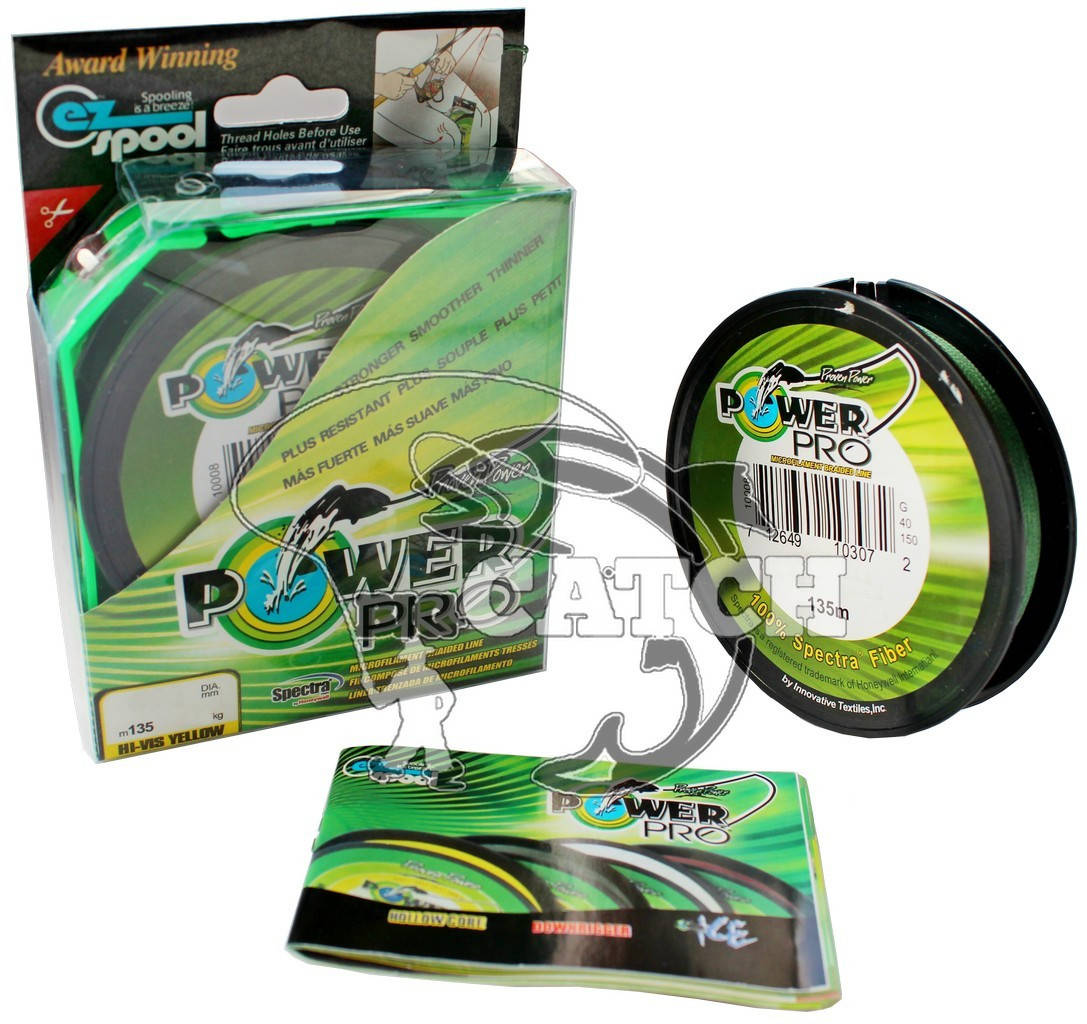 

Шнур плетеный Power Pro 100м, Зеленый 0.14, Зелёный