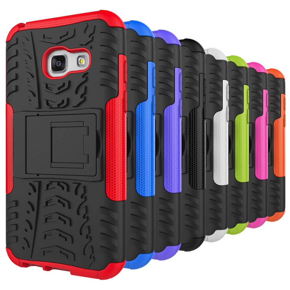 

PC + TPU чехол Armor для Samsung Galaxy A5 2017 Duos SM-A520​ (8 цветов) красный