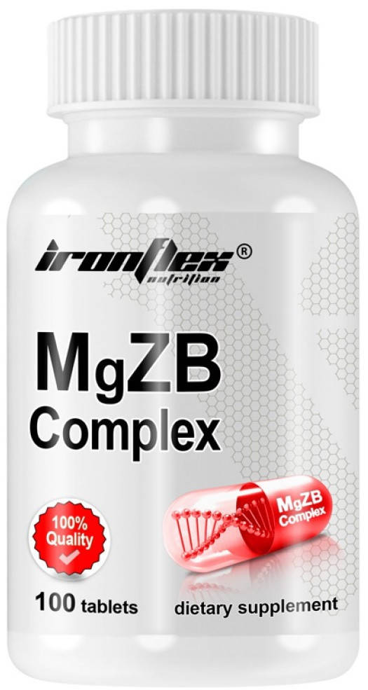 

Магний-цинк-B6 IronFlex - MgZB Complex (100 таблеток)