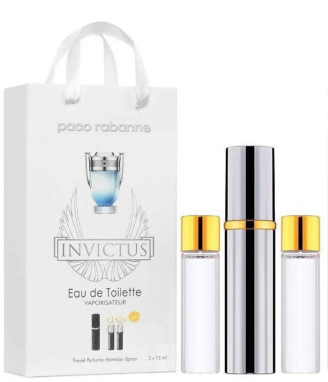 

Paco Rabanne Invictus edt 3x15ml - Trio Bag