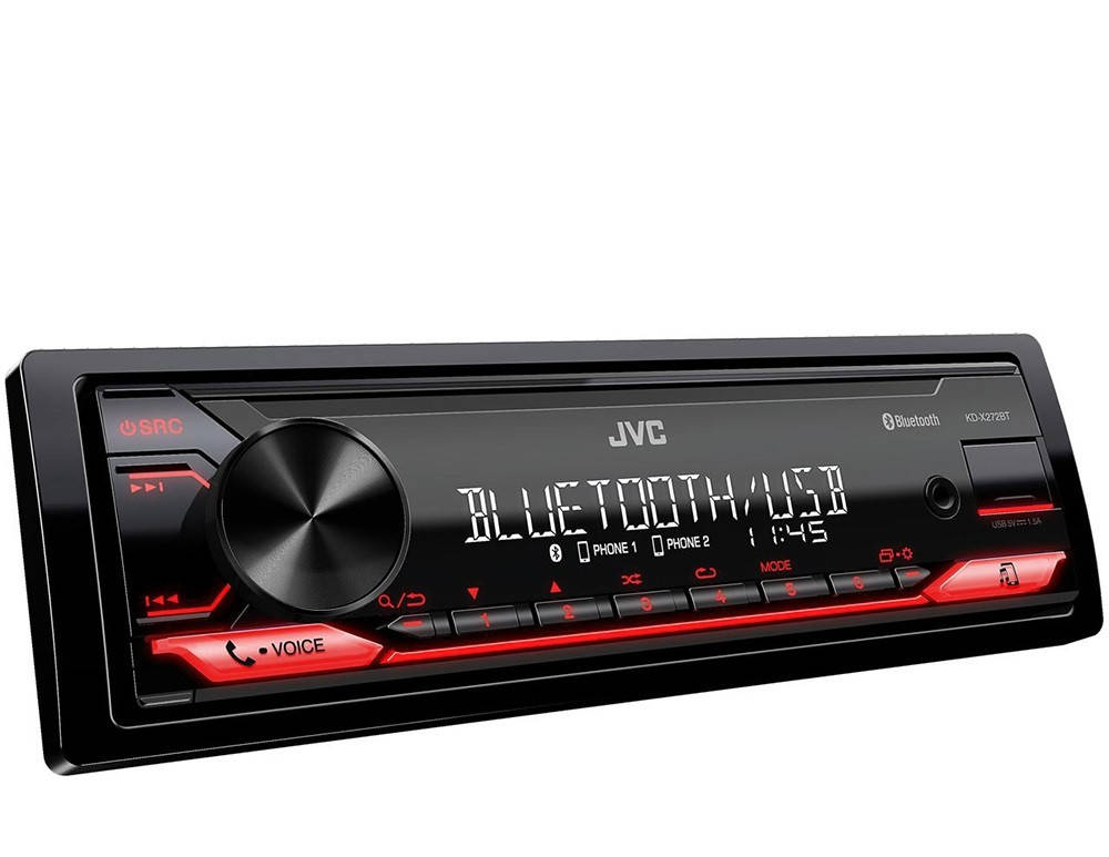 

Магнитола 1DIN JVC KD-X272 BT / АВТОМАГНИТОЛА KD-X272 BT