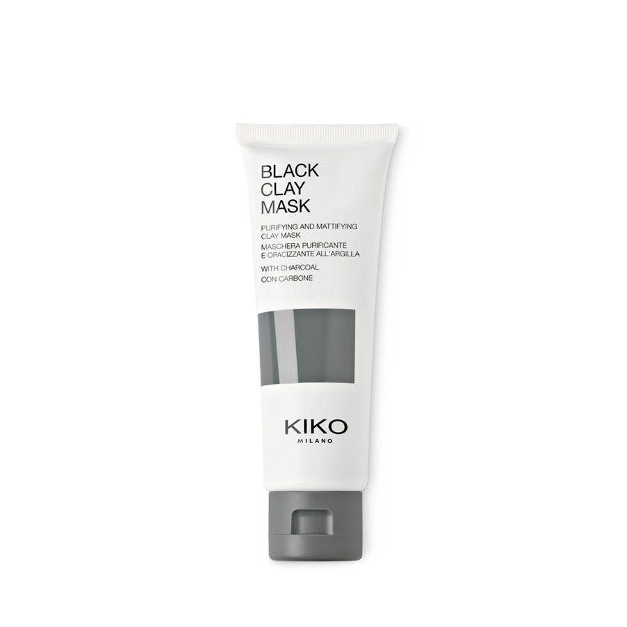 

Очищающая матирующая маска для лица с углем и черной глиной KIKO BLACK CLAY MASK
