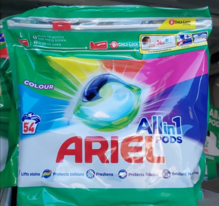 

Капсулы для стирки Ariel Pods All-in-1 Color 54 шт