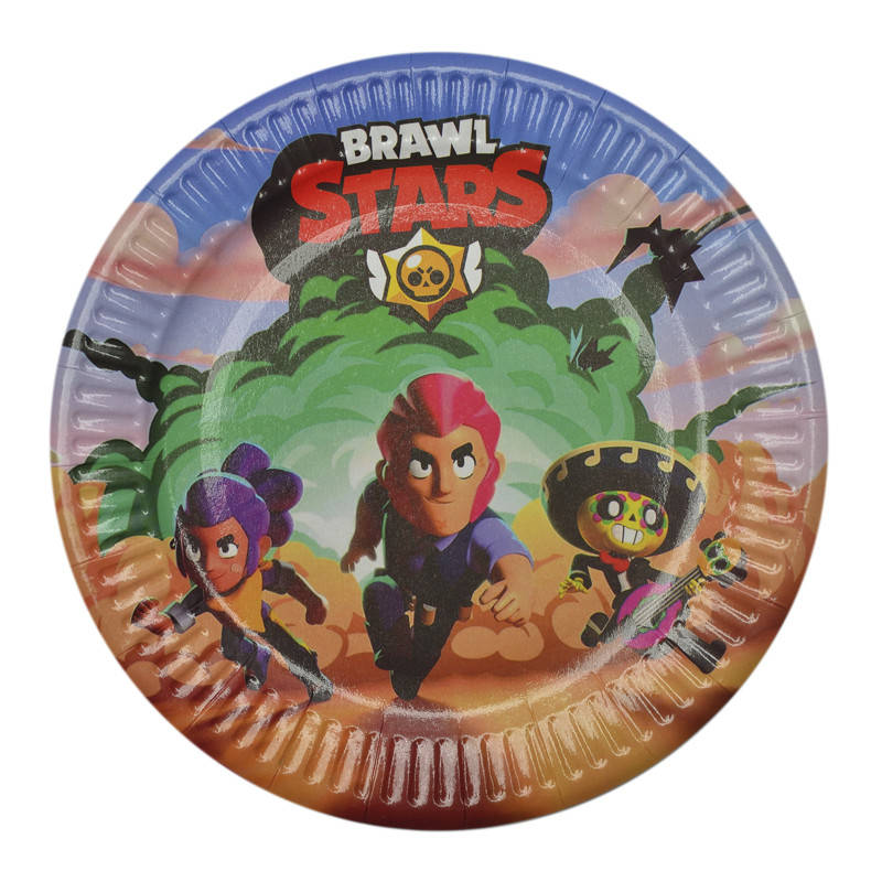 

Набор тарелок Бравл 10шт/уп