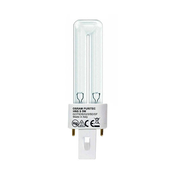 

Лампа для ультрафиолетового стерилизатора воды Osram HNS S 5W G23