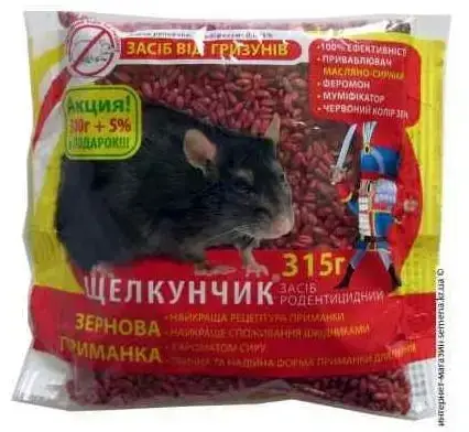 

Щелкунчик от мышей (зерно отрава 315 г)