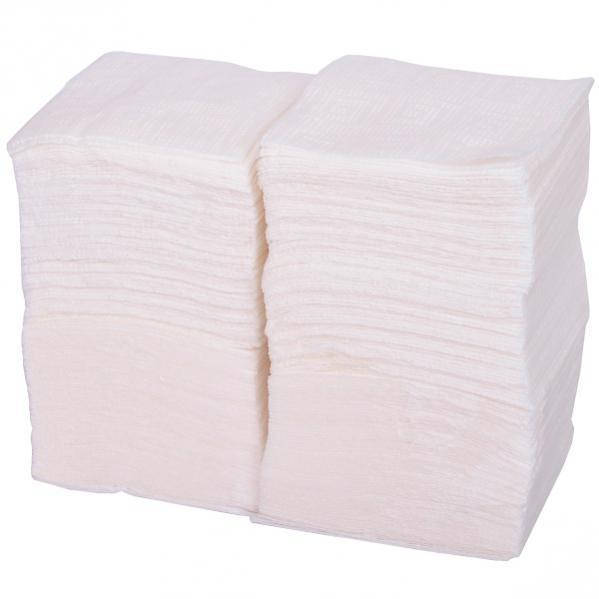 

Салфетки бумажные, белые 24×24 см